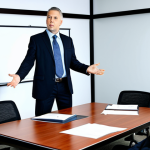 공공관리사 자격증 전망 및 가치 - **Image Prompt:** A professional condominium manager, fully clothed in appropriate business attire, ...