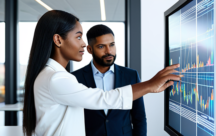 공공관리사 자격증으로 가능한 직무 변화와 도전 - **Prompt:** A diverse team of professionals collaborating on a sustainable project in a modern offic...