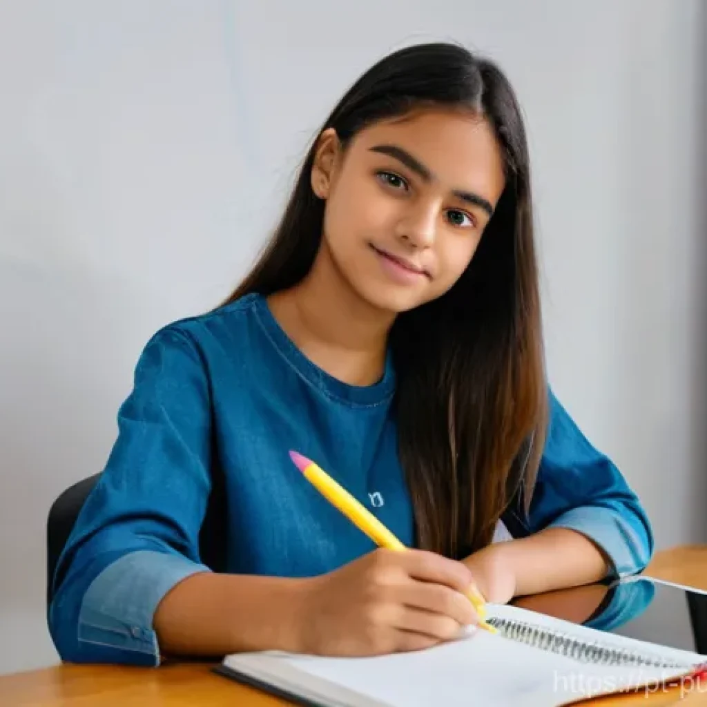 공공관리사 시험 준비 과정에서의 시간 관리 방법 - **Prompt:** A diligent young Brazilian female student, approximately 22 years old, sits at a modern,...