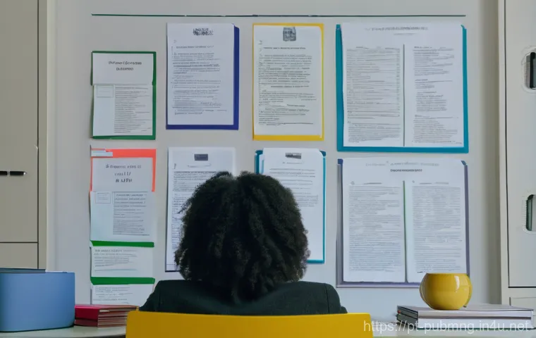 공공관리사 필기시험에서 자주 출제되는 주제 - **Prompt:** A young adult, around 20-25 years old, of diverse background, is intently studying at a ...