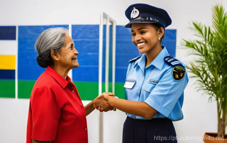 공공관리사 실무에서의 팀워크 기술 - **Prompt 1: "Open Communication and Active Listening in Public Service"**
    A vibrant, professiona...