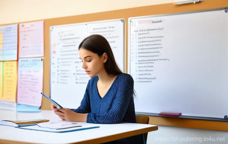 공공관리사 이론 시험 대비 학습 노하우 - A young adult, male or female, casually dressed in a non-revealing t-shirt and jeans, intensely focu...
