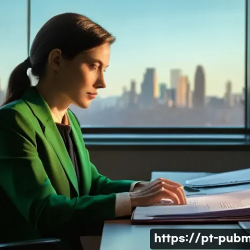 Home 24 공공관리사 이직 성공 팁 - **Prompt:** A gender-neutral person in their late 30s to early 40s, dressed in a neat, conservative ...