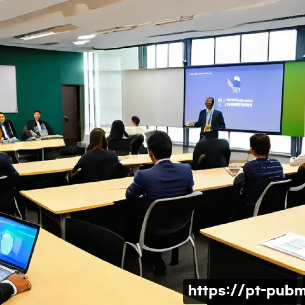 공공관리사와 관련된 국제 자격증의 비교 - A professional public administration workshop scene in Brazil, showing a diverse group of adult prof...