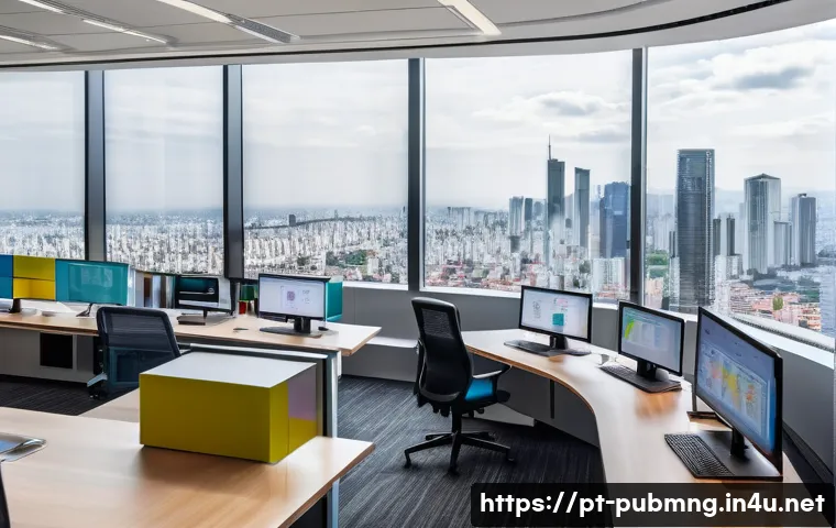 공공관리사 실무에서 필요한 소프트웨어 활용 방법 - A vibrant modern government office interior in São Paulo, Brazil, featuring diverse public administr...